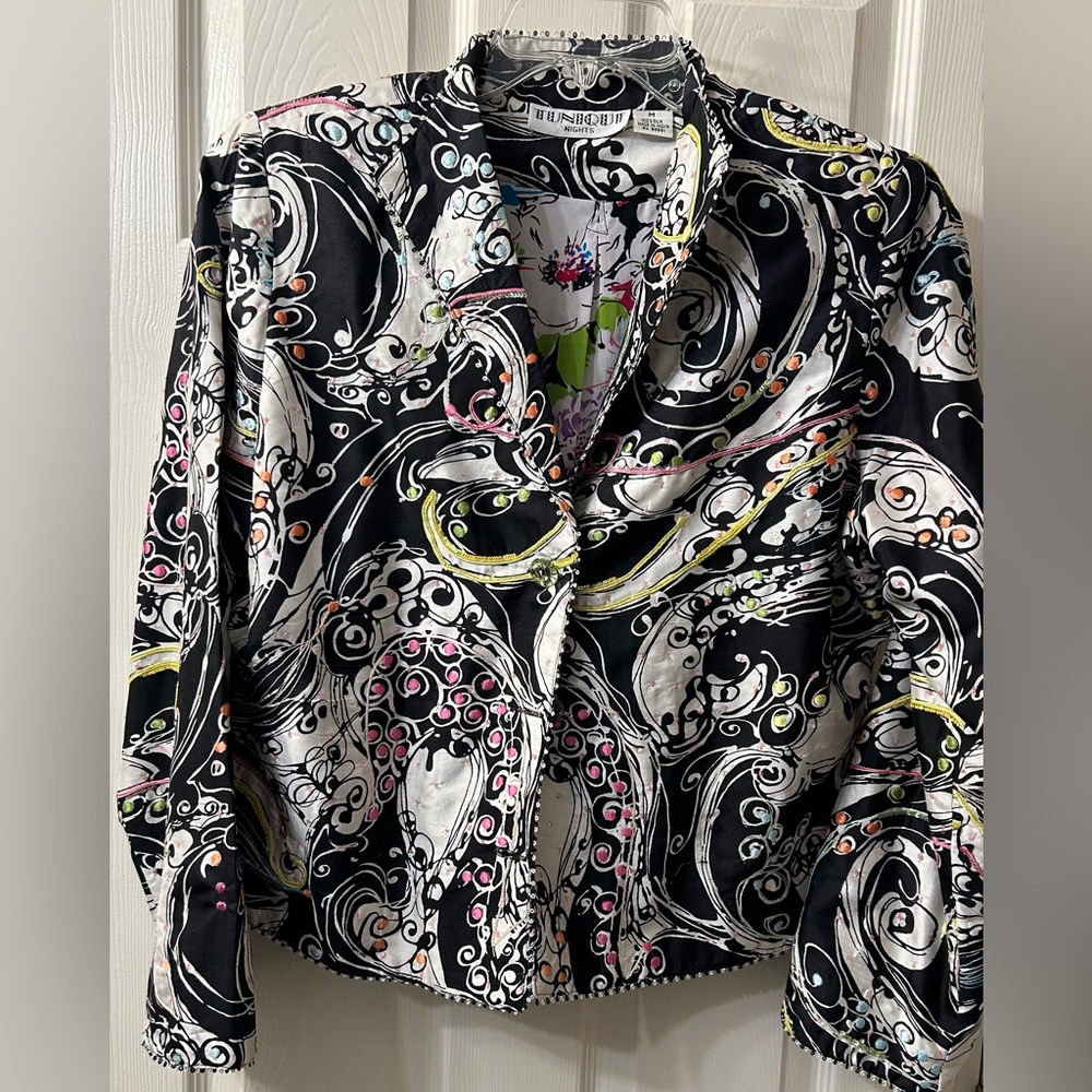 Vintage Tunique nights jacket multicolor jacket size M